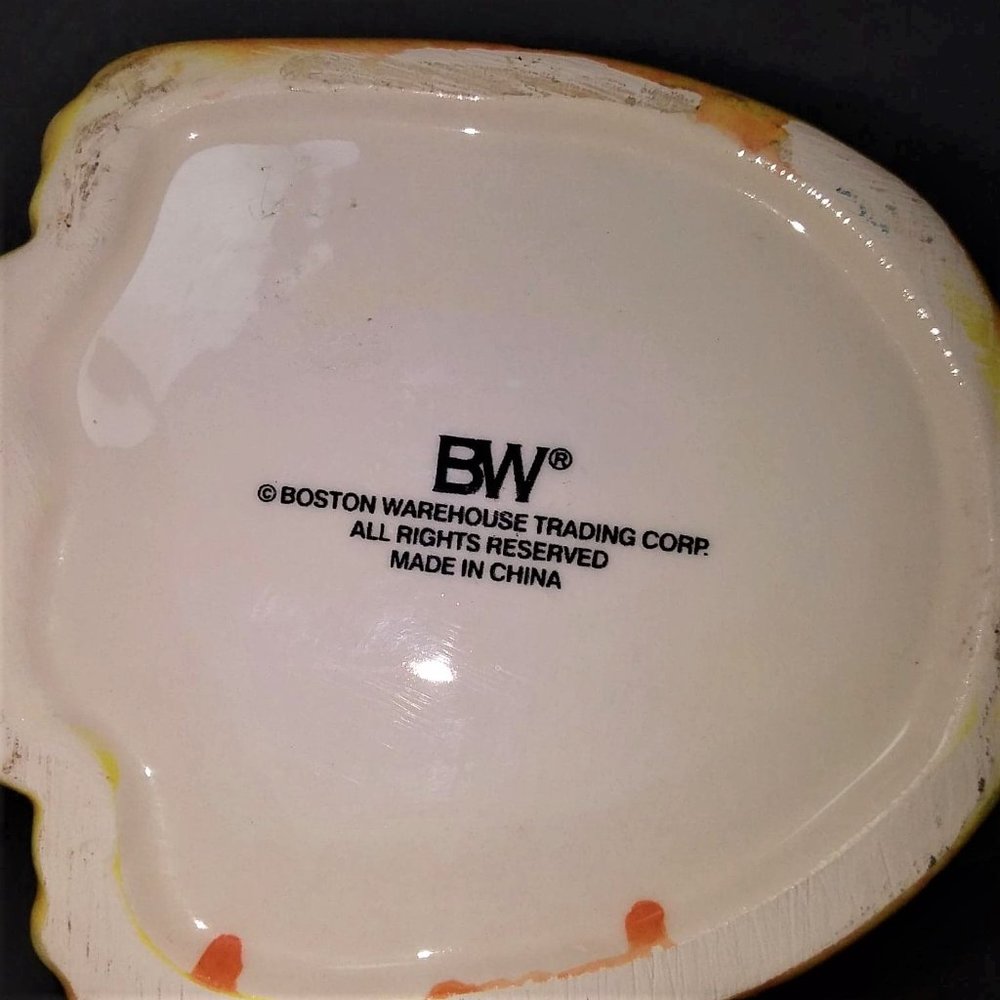 BOSTON MARKET Orange Decorative Cat Mug - Picture 5 of 6